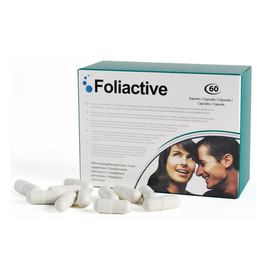 Foliactive pills hair treatment stop hair loss and support growth